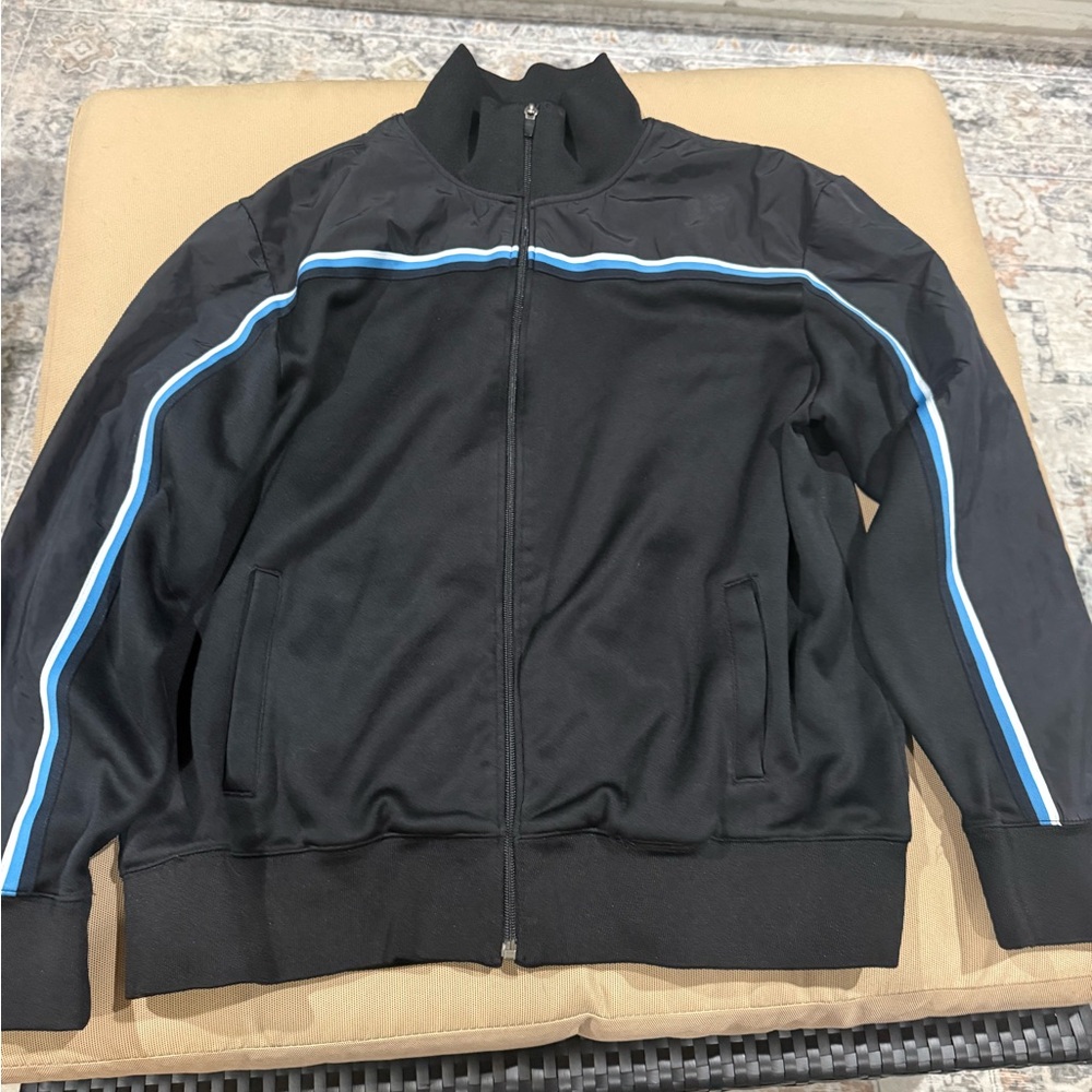 GAP Black Jacket with Blue Accents